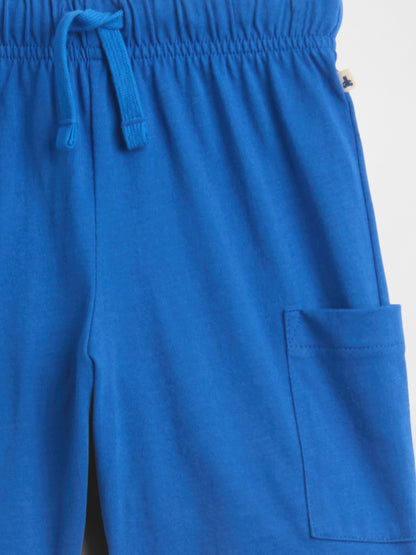 Mavi Babygap Pull-on Jersey Kargo Şortları