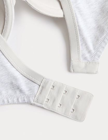 3'lü Pamuklu Push Up T-shirt Sütyeni