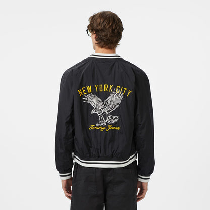 Tommy Jeans Solid Xs Badge Rlx Erkek Siyah Ceket