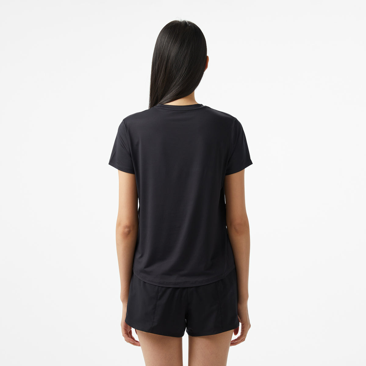 Nike One Swoosh Kadın Siyah Koşu T-shirt