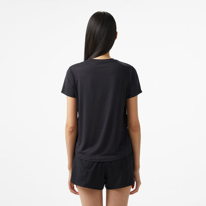 Nike One Swoosh Kadın Siyah Koşu T-shirt