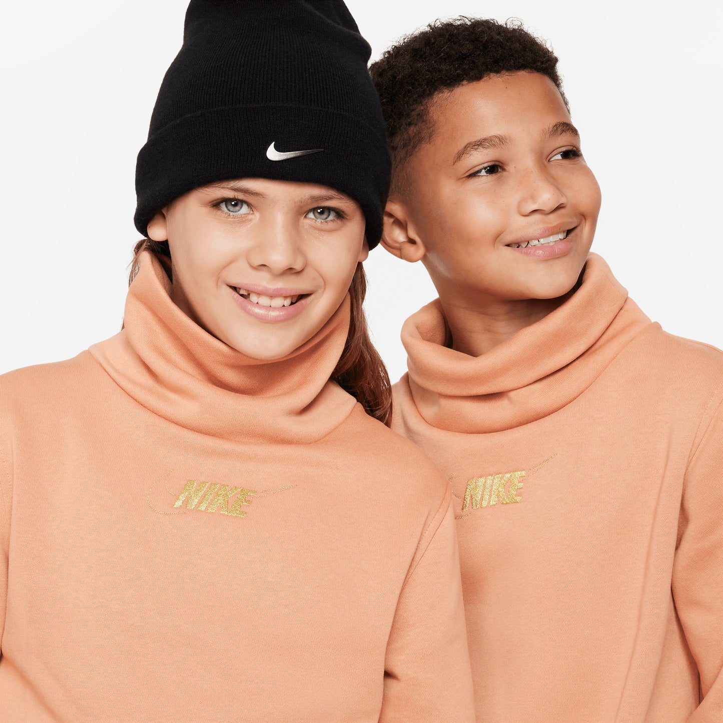 Nike Sportswear Club Flc Fnl Ls Çocuk Kahverengi Sweatshirt