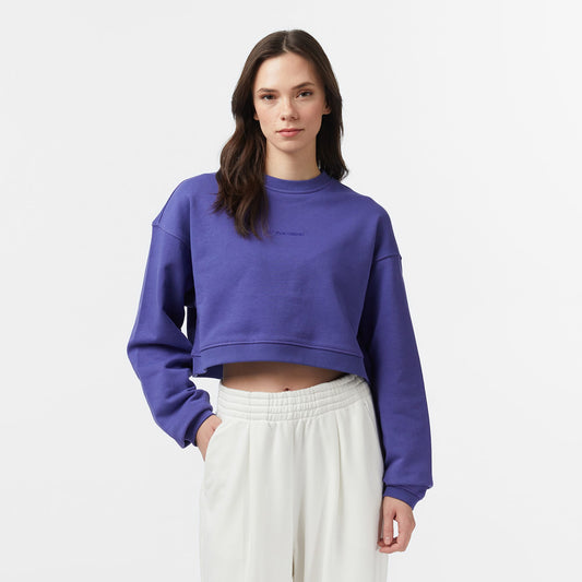 Les Benjamins Essentials 301 Kadın Mor Sweatshirt