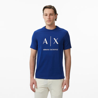 Armani Exchange Erkek Mavi T-shirt
