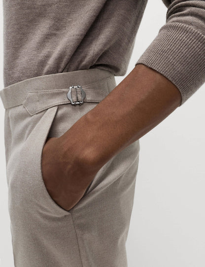 Yumuşak Dokulu Twill Kumaş Pantolon
