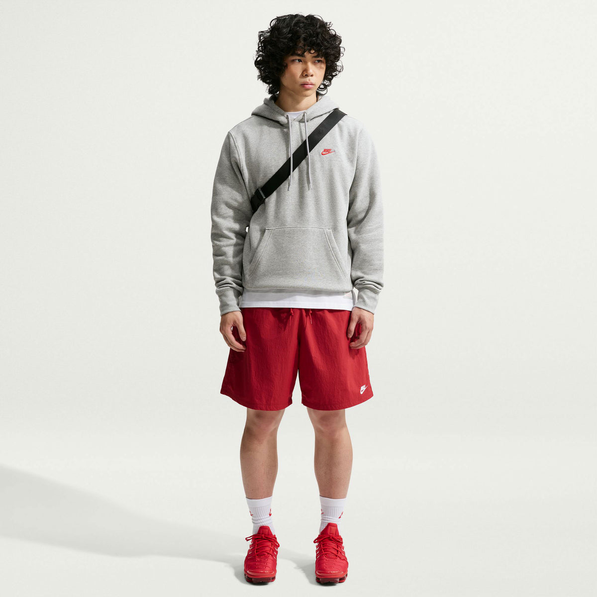 Nike Club Bb Pullover Erkek Gri Sweatshirt