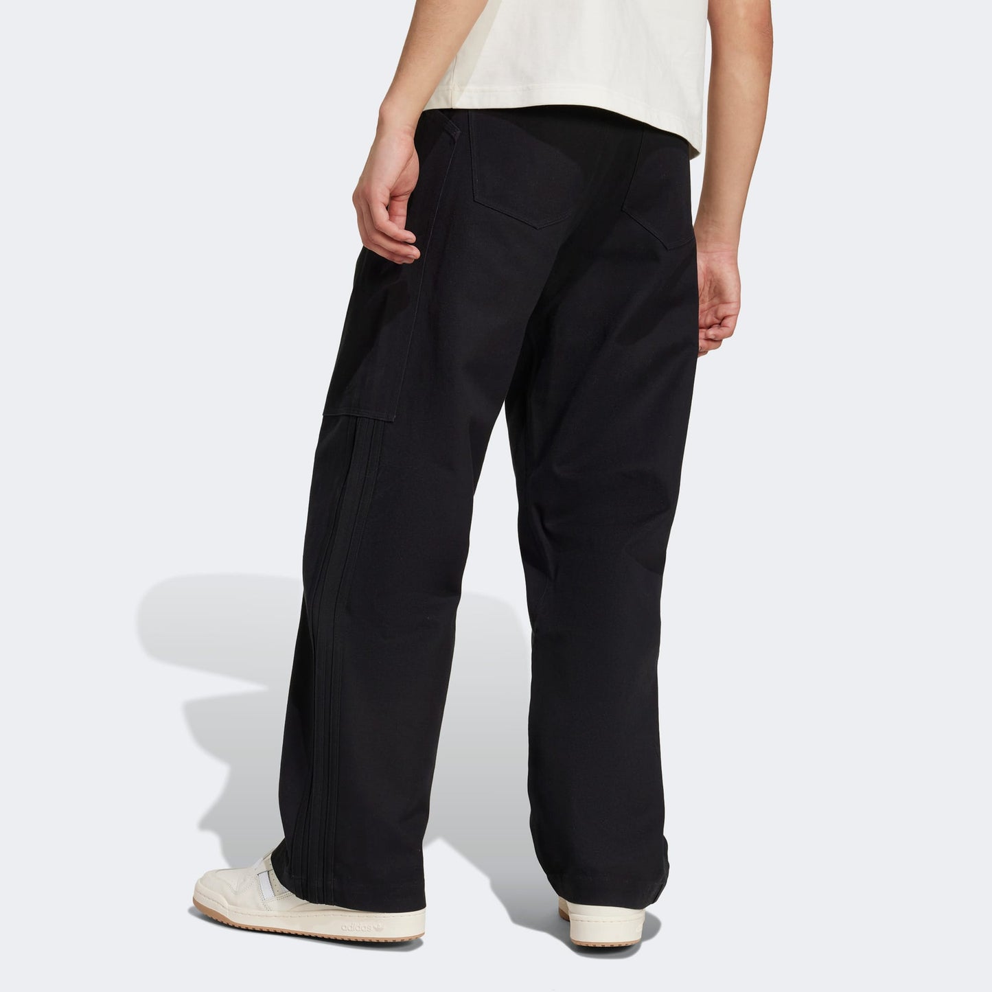 Adidas Premium Essentials Twill Cargo Erkek Siyah Eşofman Altı