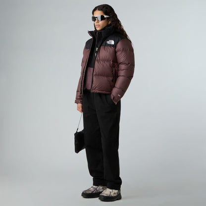 The North Face Kadın 1996 Retro Nuptse Mürdüm/siyah Mont