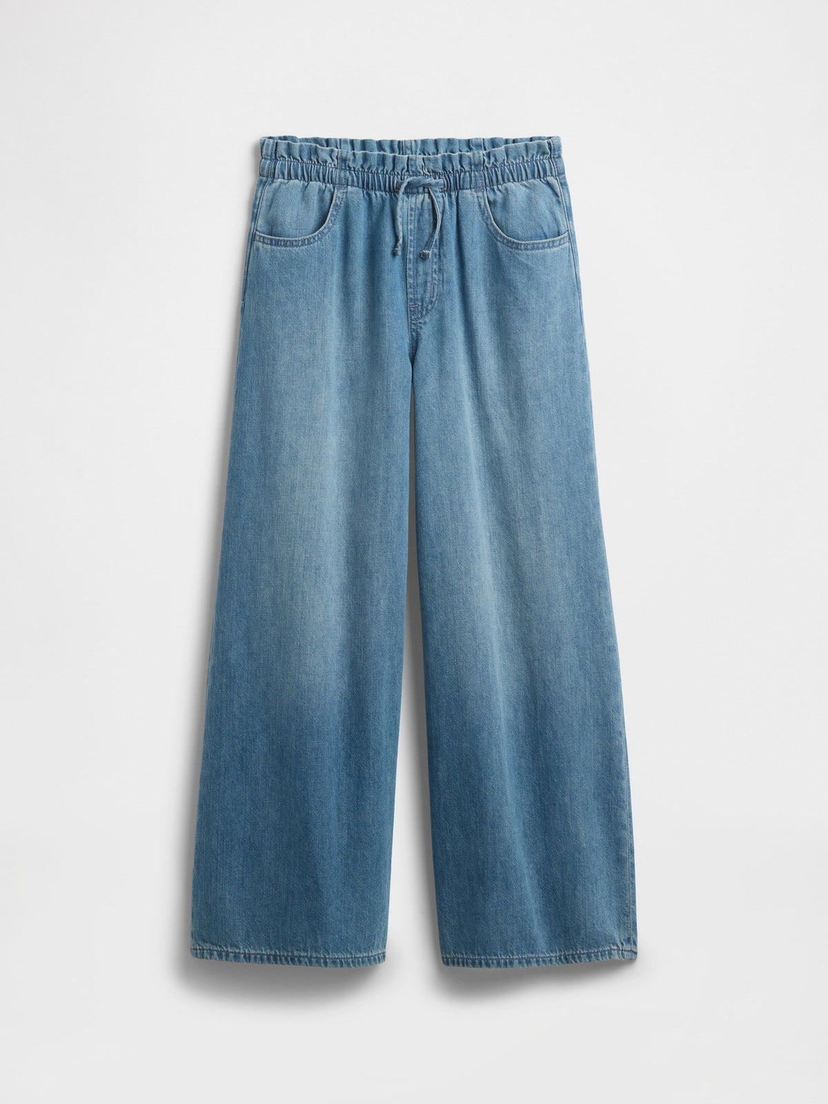 Mavi Mid Rise Superlight Pull-on Baggy Jean Pantolon