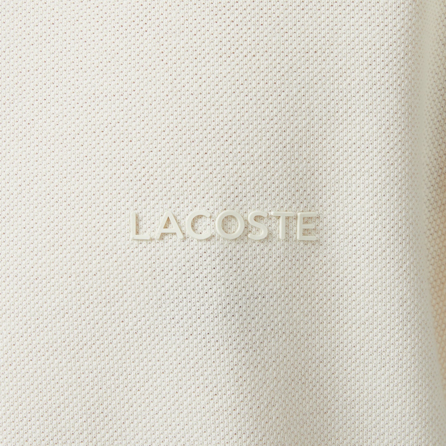 Lacoste Erkek Relaxed Fit Bisiklet Yaka Bej T-shirt