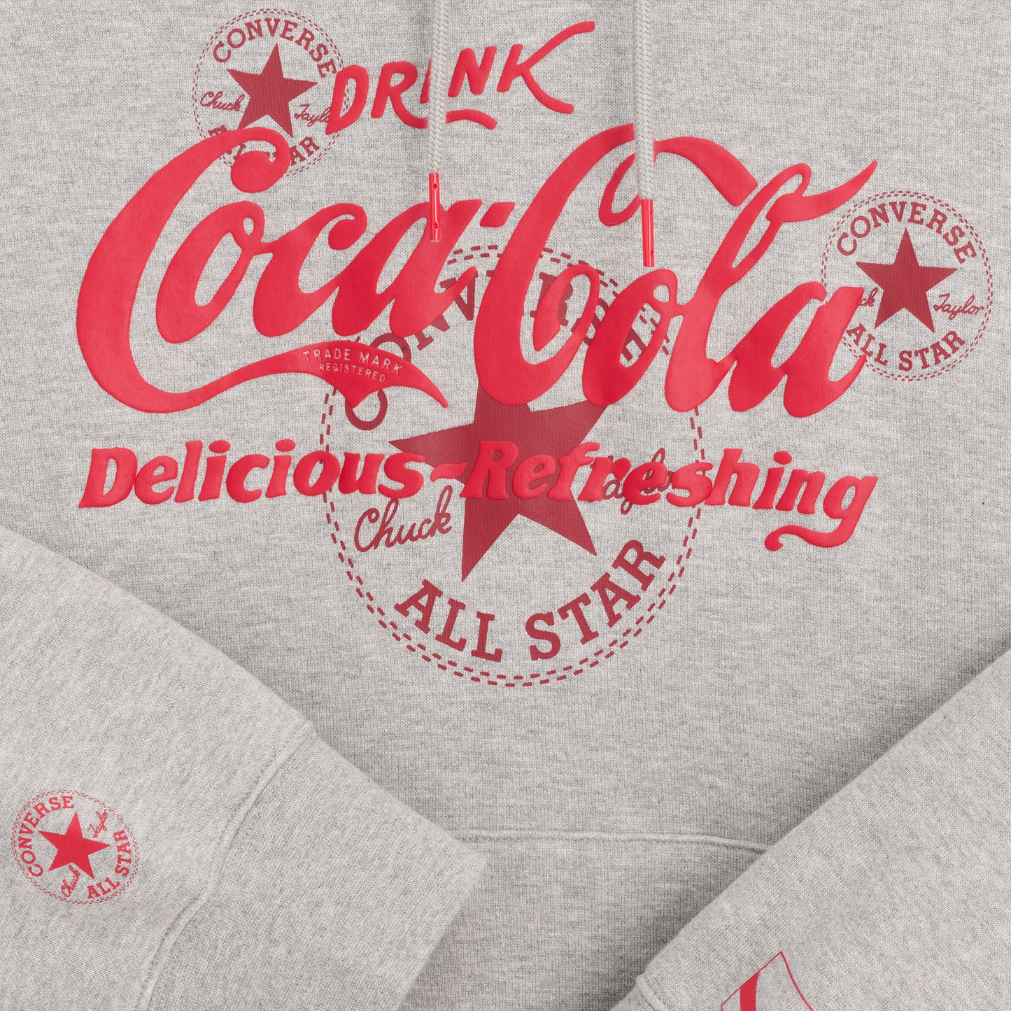 Converse X Coca-cola Erkek Gri Hoodie