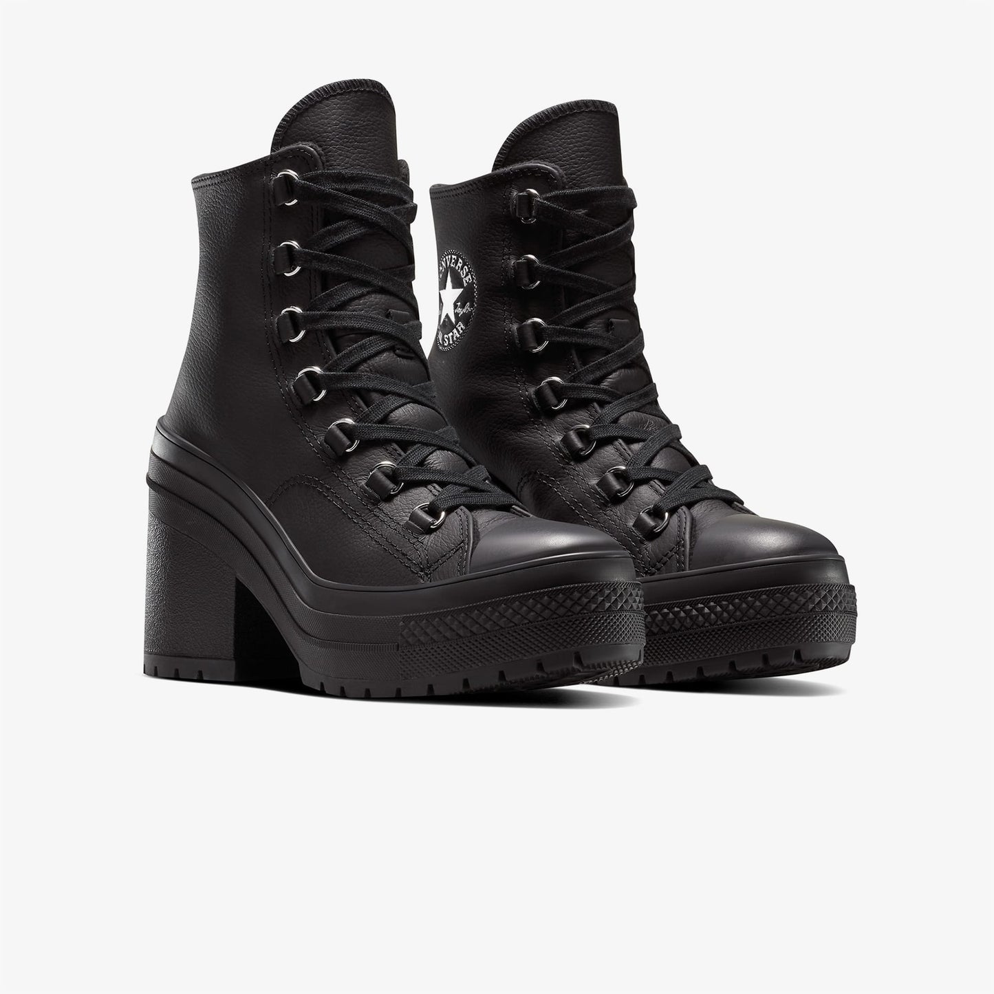 Converse Chuck 70 De Luxe Heel Leather High Top Kadın Siyah Sneaker