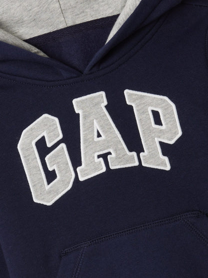 Lacivert Gap Logo Kapüşonlu Sweatshirt