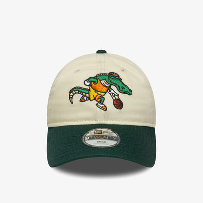 New Era Baseball Mascot Çocuk Krem/yeşil Şapka