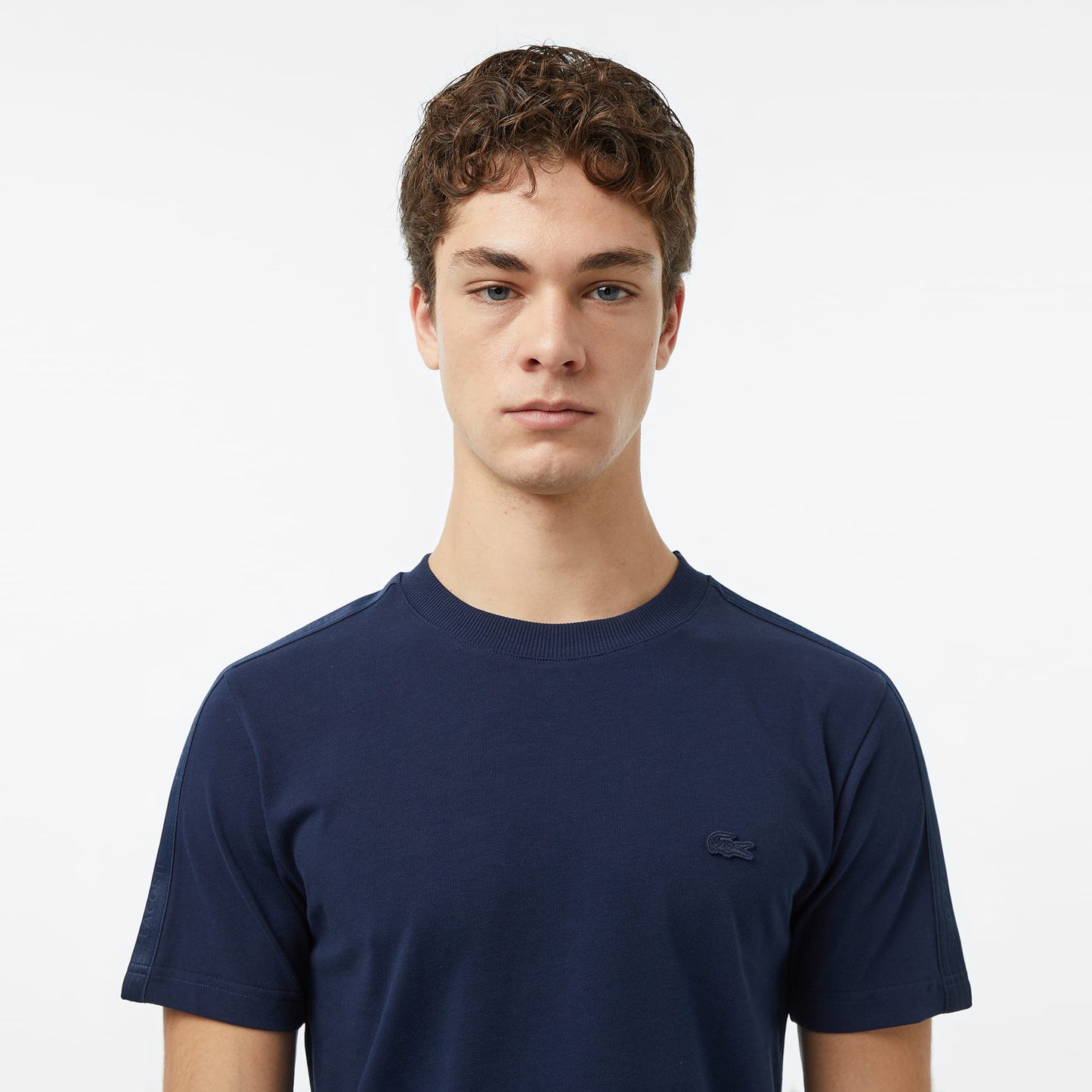 Lacoste Erkek Regular Fit Bisiklet Yaka Lacivert T-shirt