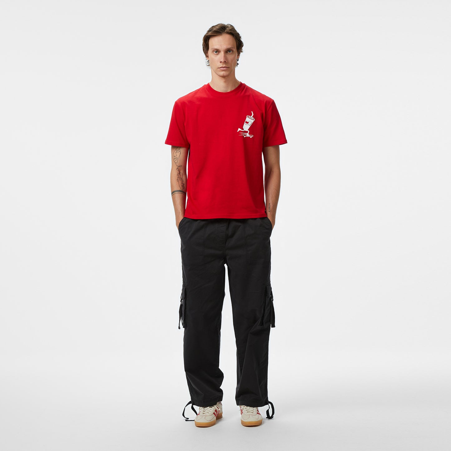 Tommy Hilfiger Back Logo Erkek Kırmızı T-shirt