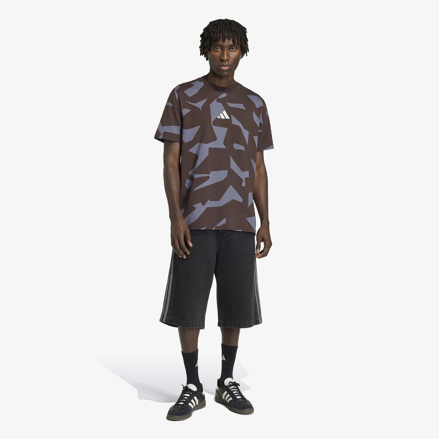 Adidas Amg C Ss T Erkek Kahverengi T-shirt
