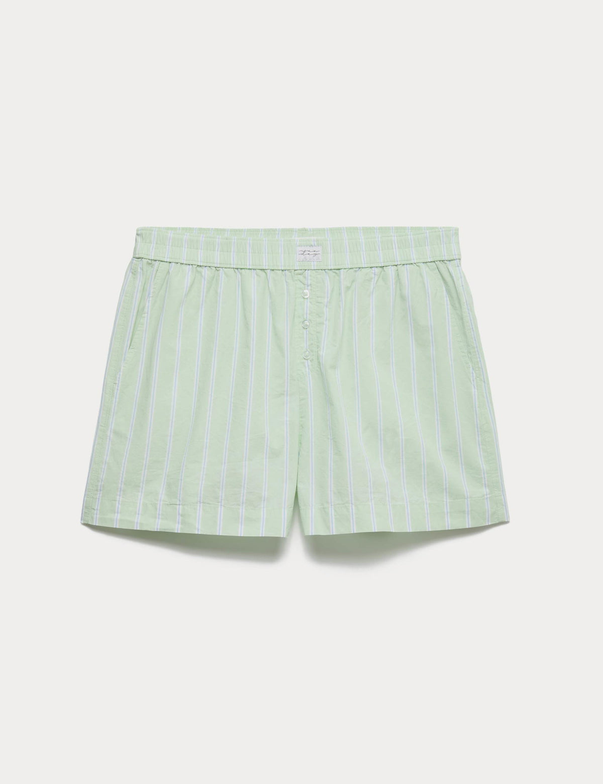 Çizgili Pijama Şortu