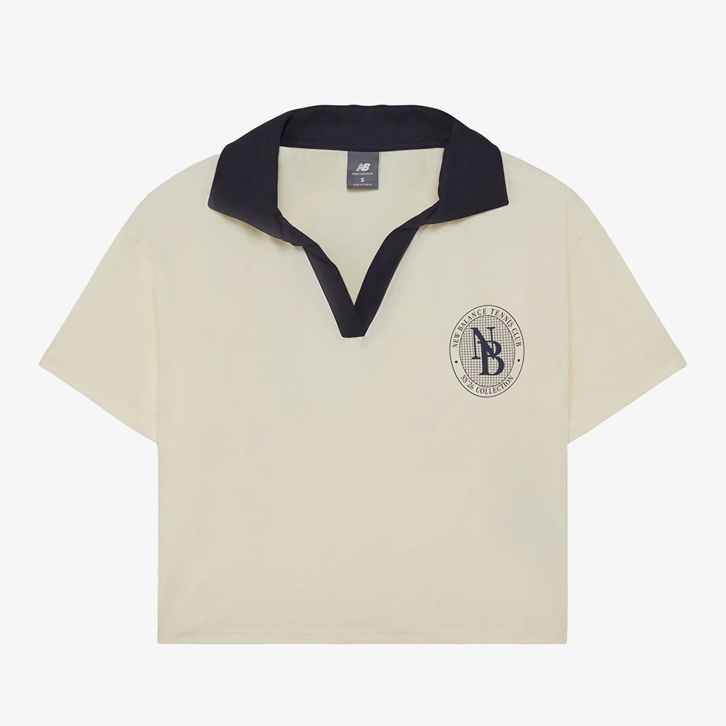 New Balance Wnt1610 Lifestyle Kadın Krem T-shirt