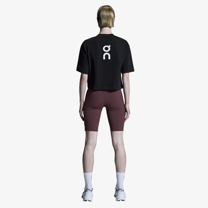 On Club Boxy Kadın Siyah T-shirt