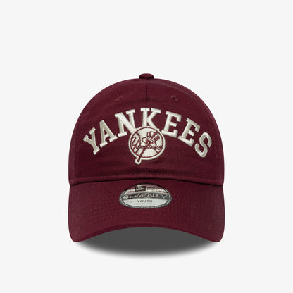 New Era New York Yankees Mlb 9twenty Çocuk Bordo Şapka