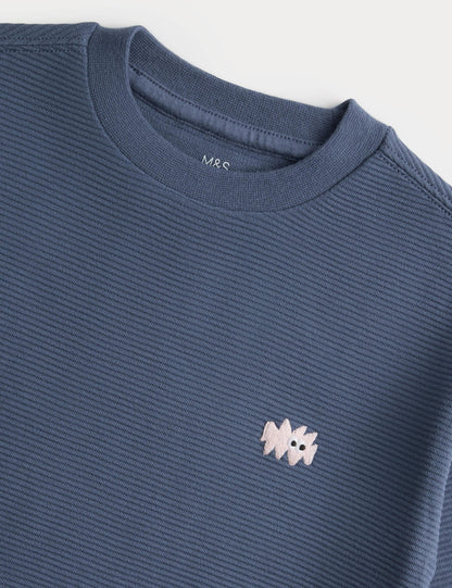 Saf Pamuklu T-shirt