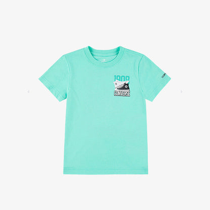 Converse Retro Font Sneaker Çocuk Yeşil T-shirt