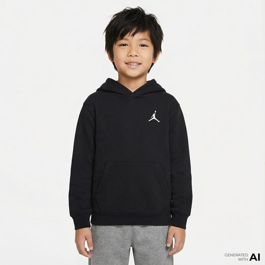 Jordan Dri-fit Brooklyn Fleece Pullover Çocuk Siyah Sweatshirt