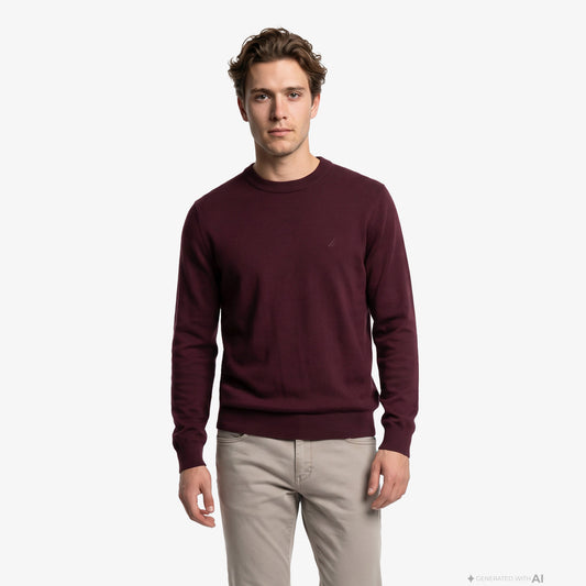 Nautica Erkek Kırmızı Regular Fit Triko