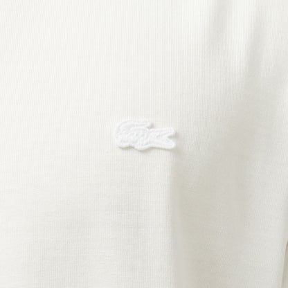 Lacoste Erkek Relaxed Fit Bisiklet Yaka Beyaz T-shirt