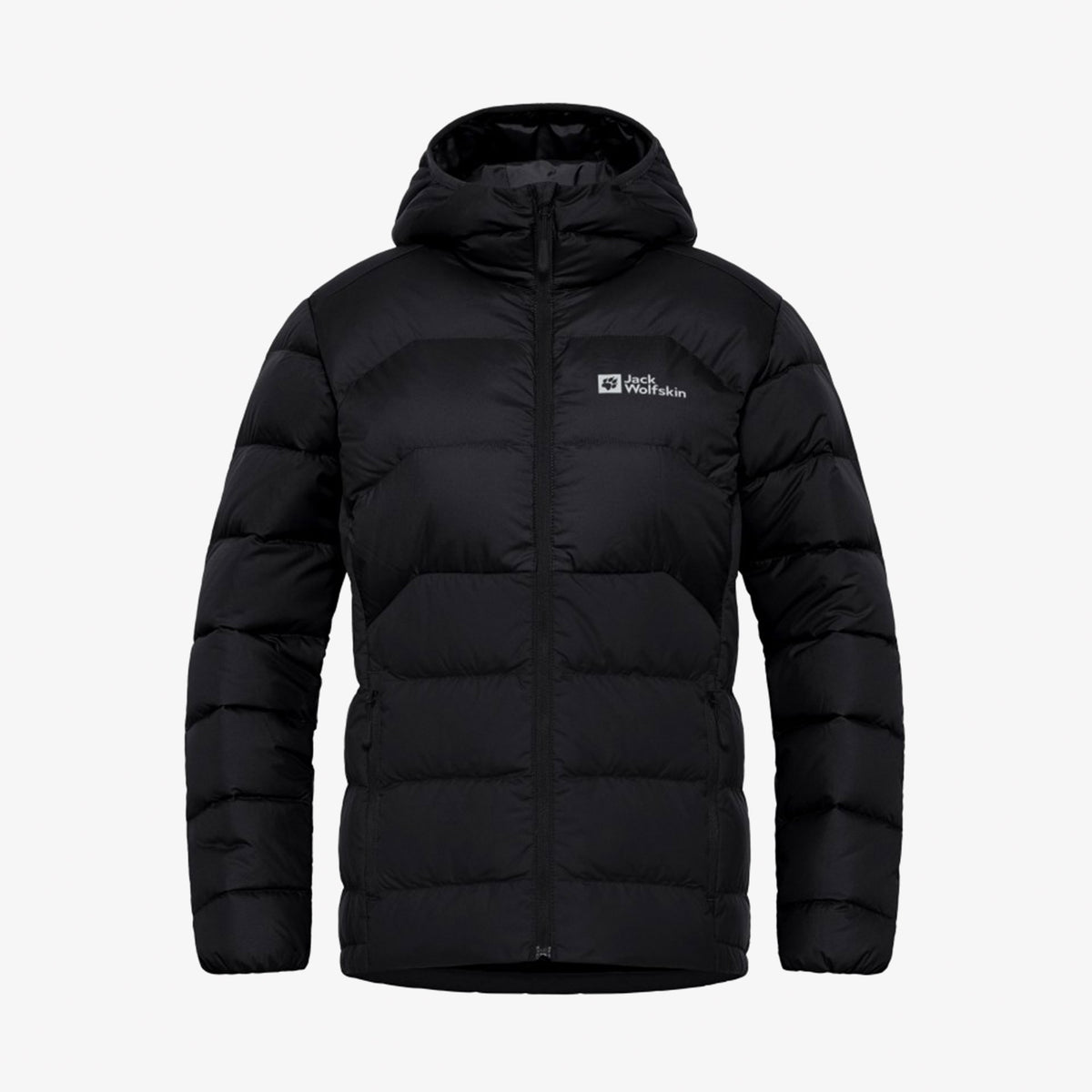 Jack Wolfskin Ather Down Hoody Rds Kadın Siyah Outdoor Sweatshirt