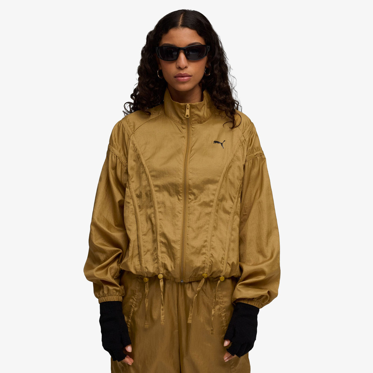 Puma Dare To Oversized Woven Kadın Sarı Ceket