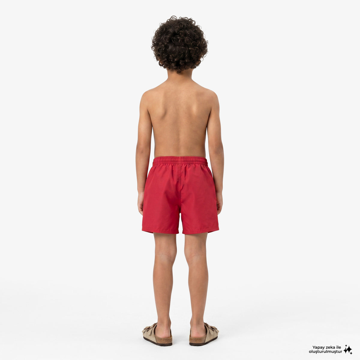 Nike Swim Breaker Solid Essential Çocuk Kırmızı Deniz Şortu