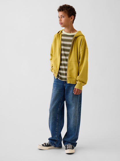 Hardal Vintagesoft Fermuarlı Sweatshirt