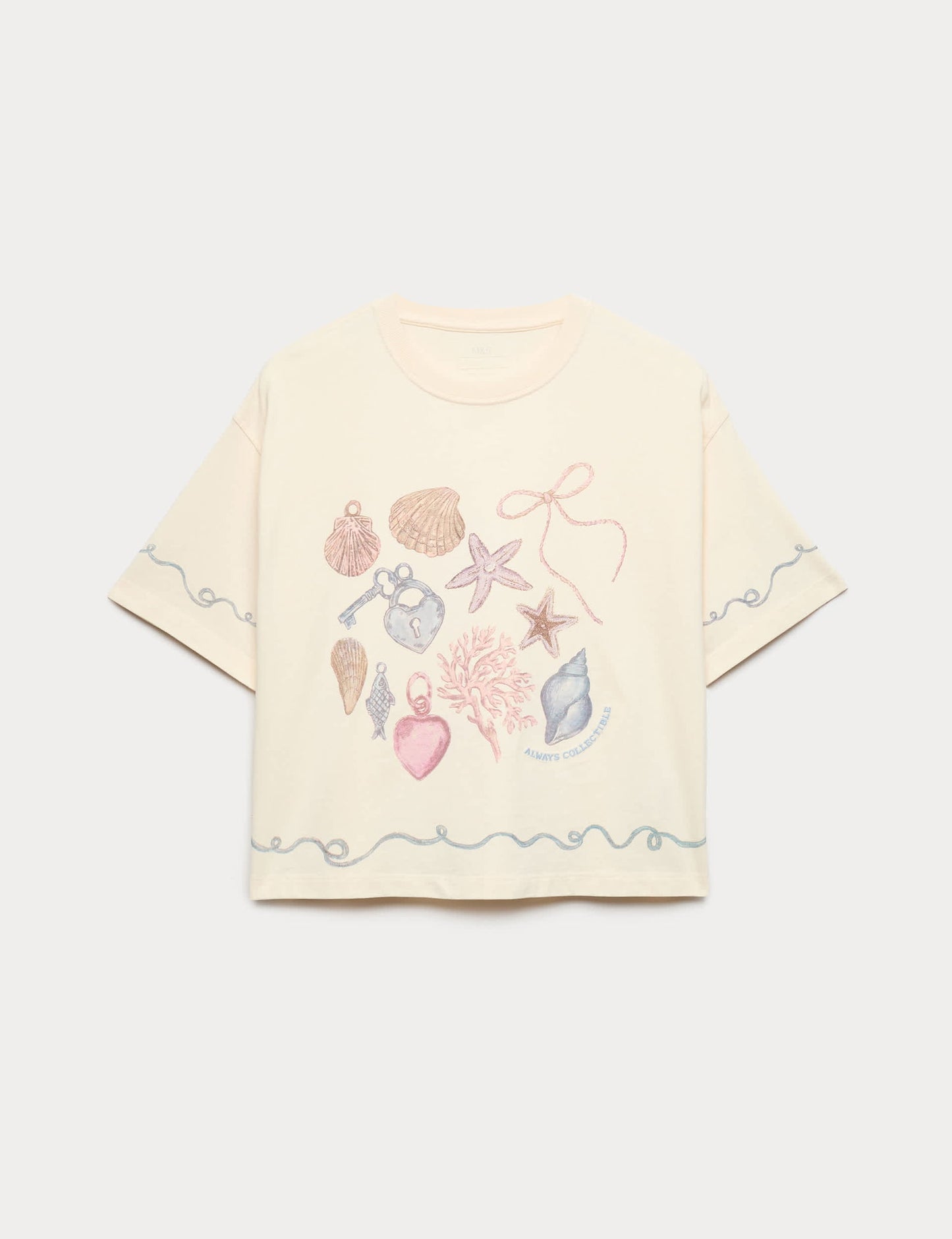 Pamuklu Desenli T-shirt