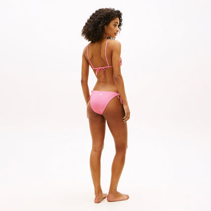 Tommy Hilfiger Texture Kadın Pembe Bikini Üstü
