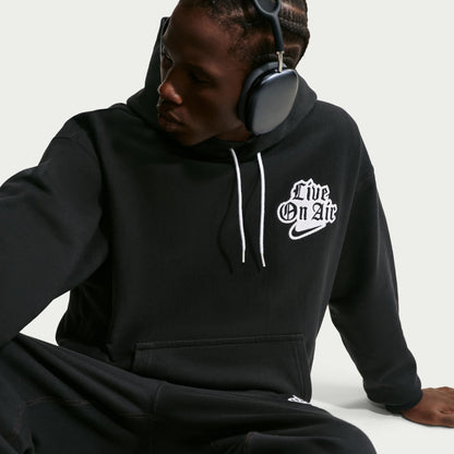 Nike Solo Swoosh Erkek Siyah Sweatshirt