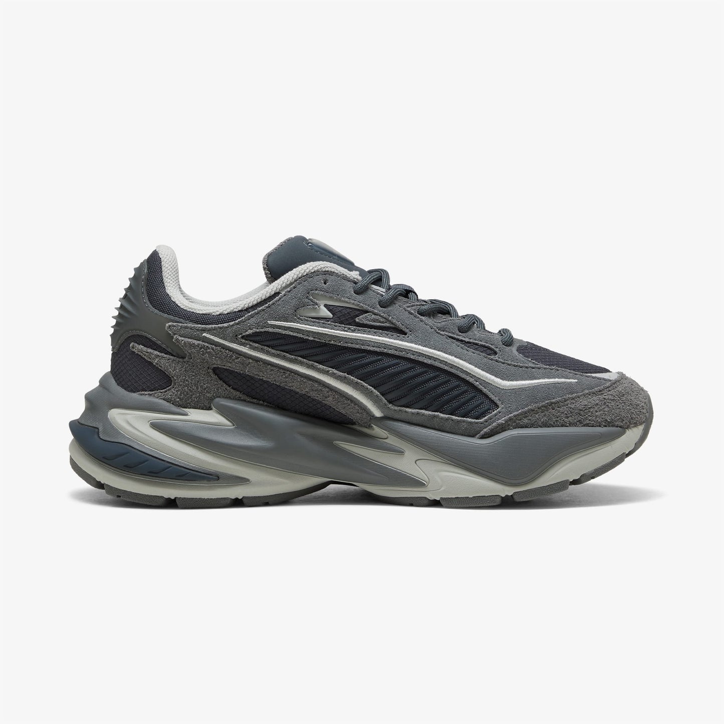 Puma Rs Surge Hairy Suede Unisex Gri Spor Ayakkabı
