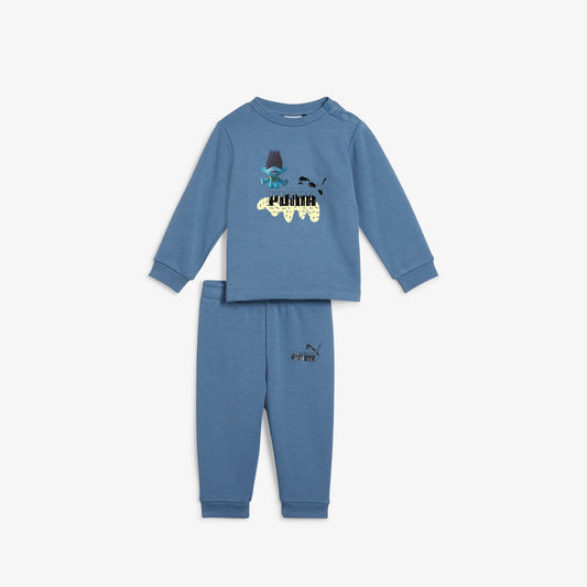Puma X Trolls Crew Bebek Mavi Eşofman Takımı