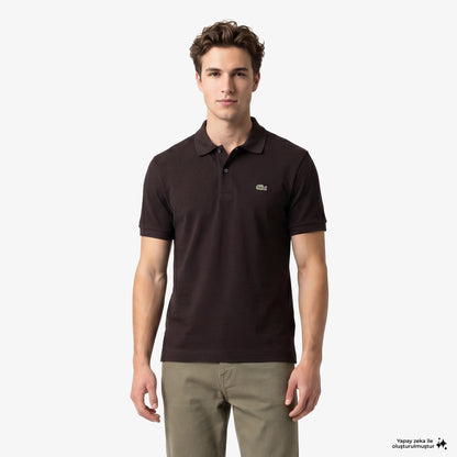 Lacoste L.12.12 Erkek Classic Fit Kahverengi Polo