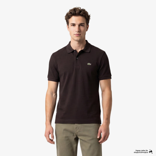 Lacoste L.12.12 Erkek Classic Fit Kahverengi Polo