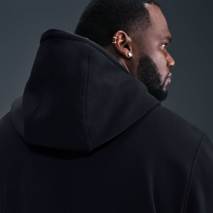 Nike Club Fleece Erkek Siyah Hoodie