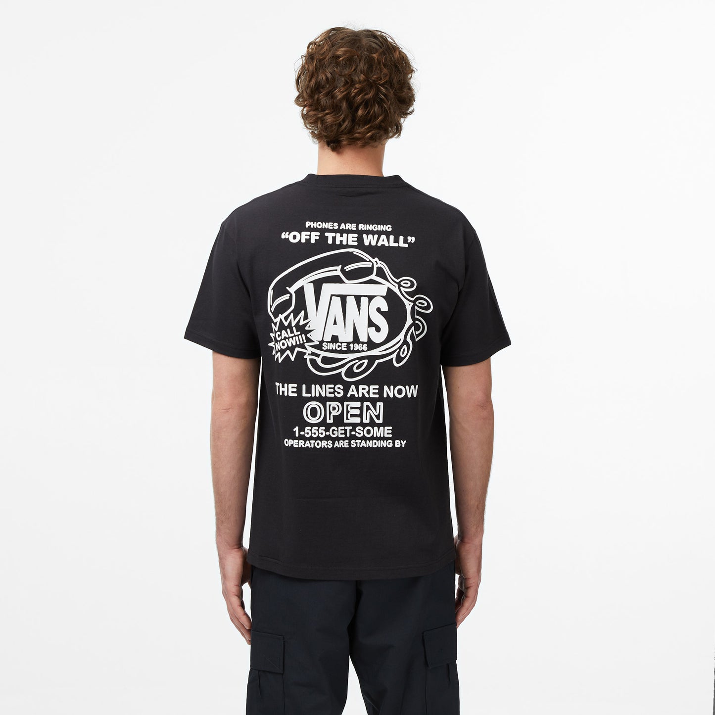 Vans Hot Lines Erkek Siyah T-shirt