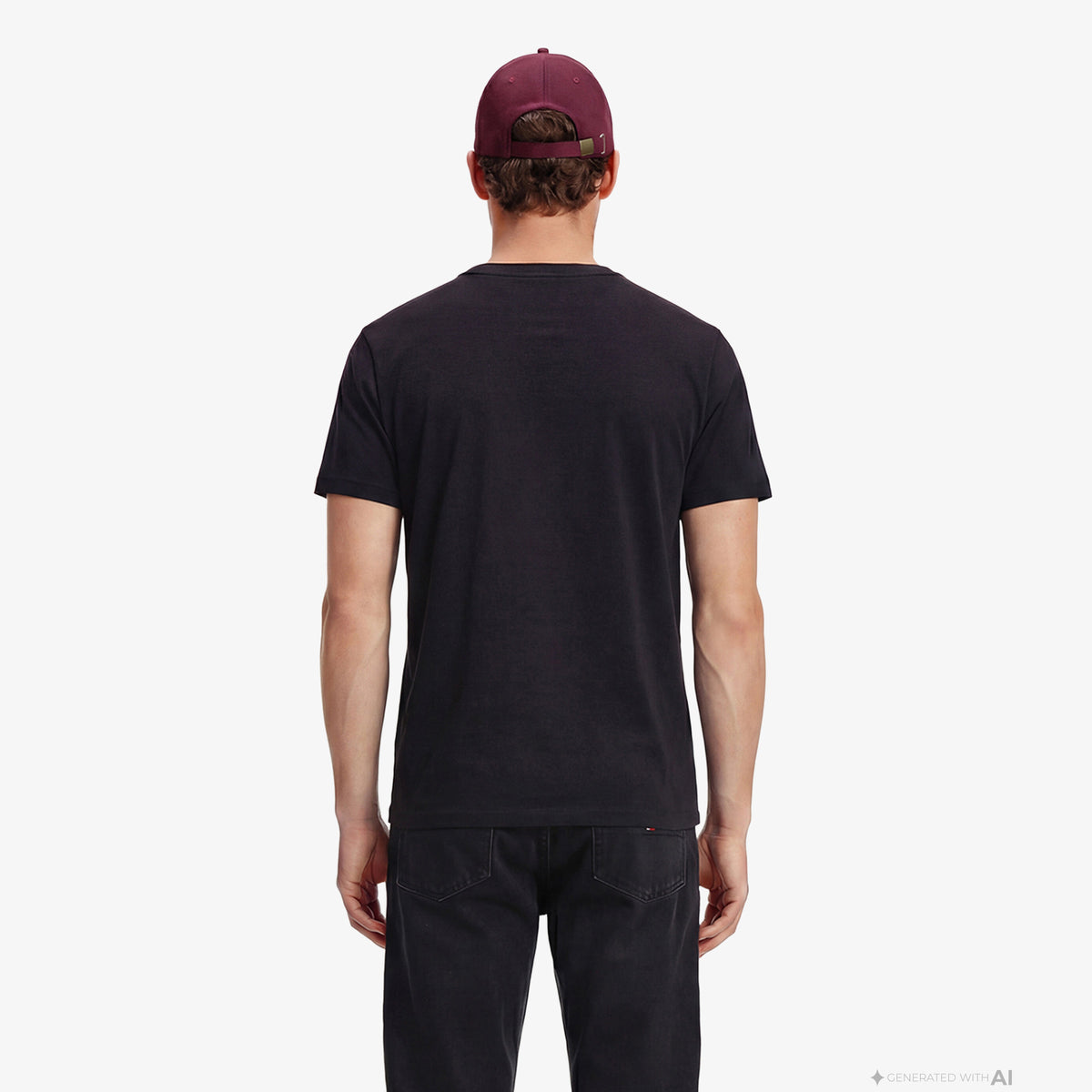 Tommy Hilfiger Moto Pack Erkek Siyah T-shirt