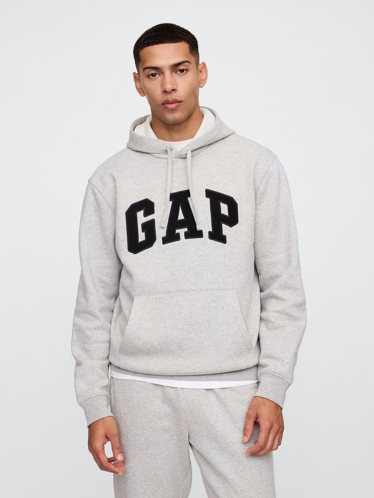 Açık Gri Gap Logo Fleece Jogger Eşofman Altı