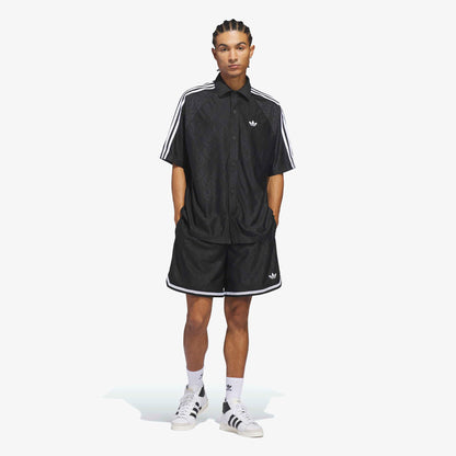 Adidas Jacquard Top Unisex Siyah T-shirt