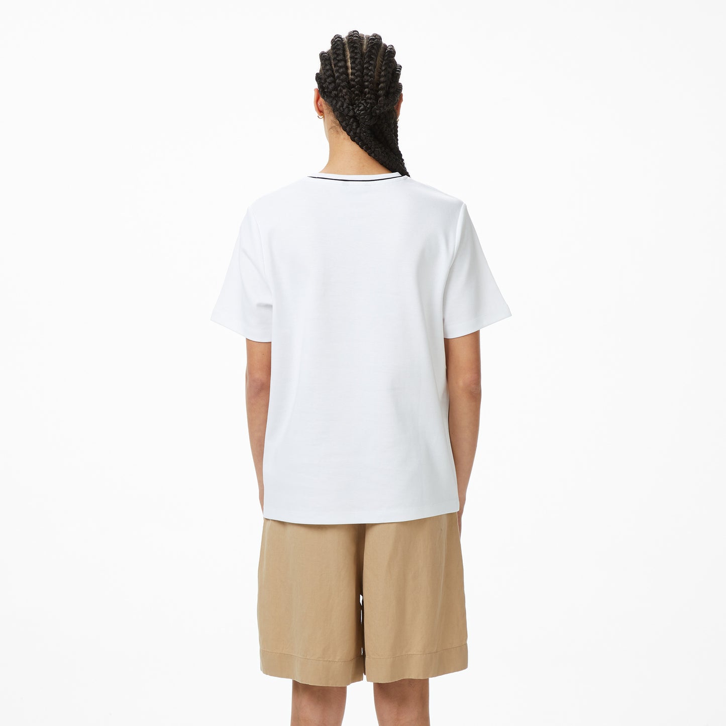 Nautica Kadın Beyaz Regular Fit T-shirt