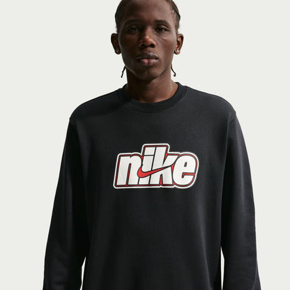 Nike Club Ft Crew Futbol Erkek Siyah T-shirt
