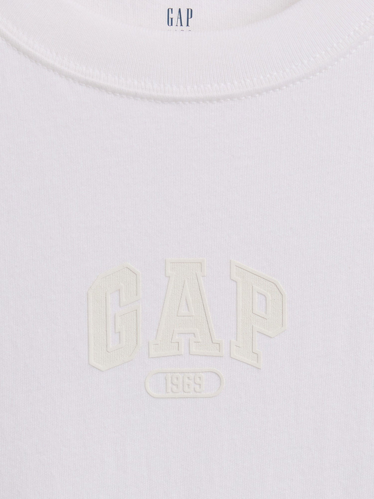 Beyaz Oversized Gap 1969 Logo T-shirt