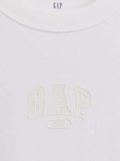 Beyaz Oversized Gap 1969 Logo T-shirt